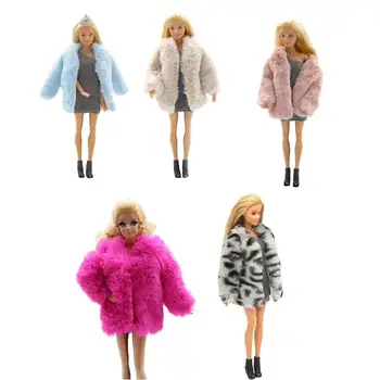 30-Сантиметровые куклы, короткое пальто, мех для КУРТКИ, Куклы для девочек, сделай сам, Игрушка для подростков