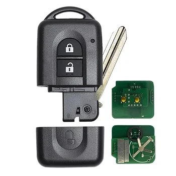 Дистанционный Ключ для Входа в Автомобиль Без Ключа с 2 Кнопками 433 МГц ID46 с Чипом для Nissan X-Trail Qashqai Pathfinder 285E34X00A 285E3EB30A