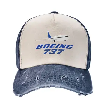 Шляпы для дальнобойщиков boeing 737, мерч, Повседневная кепка из потертого денима, кепка-снэпбэк в стиле унисекс, Регулируемая