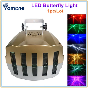 1 шт./лот светодиодный дискотечный 30 Вт RGBW 4в1 мини двойной светильник с эффектом бабочки для украшения вечеринки в ночном клубе KVT DJ