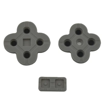 10 комплектов для D-S-Lite, набор токопроводящих резиновых накладок для кнопок, Ремонтная запасная часть для силиконовых кнопок NDSL