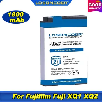 100% Оригинальный LOSONCOER 1800 мАч NP-48 NP 48 NP48 Литий-ионный Аккумулятор Для Fujifilm Fuji XQ1 XQ2 Camera Battery