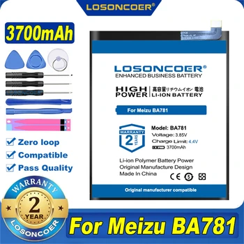 100% Оригинальный LOSONCOER Новый 3700 мАч BA781 Аккумулятор Для Мобильного Телефона Meizu BA781