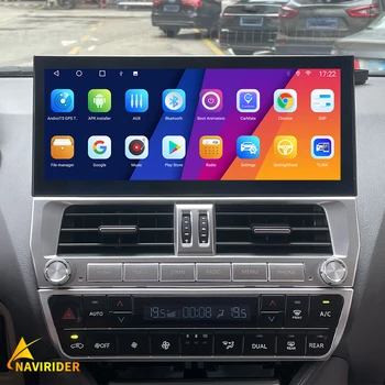 12,3 Дюймовый IPS Экран Android 13 Автомобильный Радиоприемник Для Toyota Prado 2700 4000 2018 2019 2020 Авторадио GPS Стерео Мультимедийный Видеоплеер