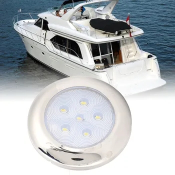 12 В светодиодный потолочный купол RV Белый Синий свет Водонепроницаемые огни кабины лодки для автомобиля RV Лодка аксессуары для яхт