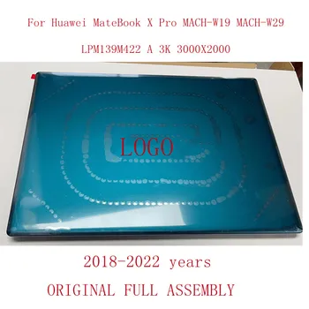 13,9 дюймов для Huawei matebook x pro MACH-W19 MACH-W29 MACH W19 W29 MACHC-WAX9 в сборе верхняя половина сенсорного ЖК-экрана