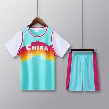 2023 Новый продукт, Изготовленная на заказ Высококачественная детская Баскетбольная Майка, Дышащие Детские Летние Тренировочные Наборы спортивных мячей