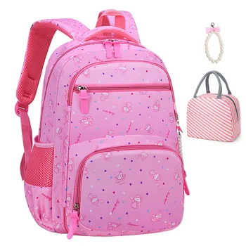 2023 Новый рюкзак для начальной школы, милые мультяшные сумки для девочек, школьные сумки принцессы, водонепроницаемые детские школьные сумки, прямая поставка