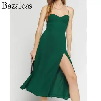 2023 элегантные женские платья, шифоновый халат, женская одежда для вечеринок, однотонные зеленые Элегантные вечерние платья до середины икры