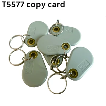 2ШТ T5577 Перезаписываемый программируемый RFID Брелки 125 кГц для поиска ключей для копирования карт EM4100