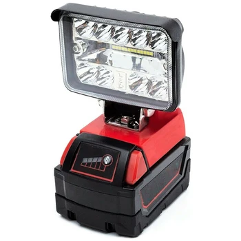 3-дюймовый Беспроводной светодиодный рабочий светильник-прожектор для литиевых батарей 18 В 20 В 18 Вт, наружных рабочих инструментов, походных принадлежностей