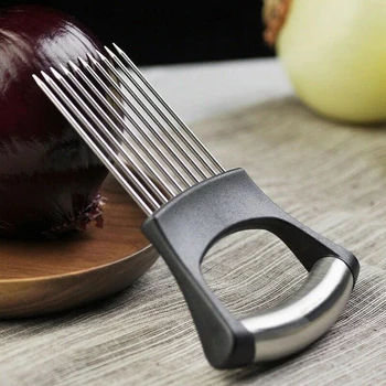 304 Stainless Steel Onion Slicer Household Durable Gadgets Vegetable Tools Kitchen Accessories для кухни полезные вещи