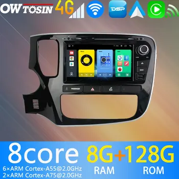 4G LTE WiFi Android 11 8 core 8G + 128G Автомобильная DVD GPS Навигационная Система Для Mitsubishi Outlander 2012-2018 Радиоэкран DSP CarPlay