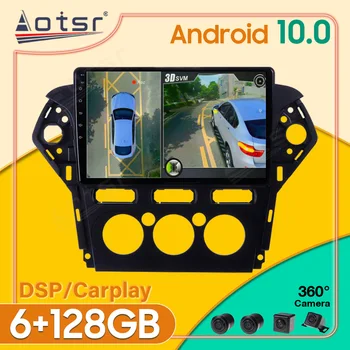 Android 10 6 + 128 ГБ Для Ford Mondeo MK4 2011-2013 Камера 360 HD Автомобильный мультимедийный плеер стерео радио GPS навигация головное устройство