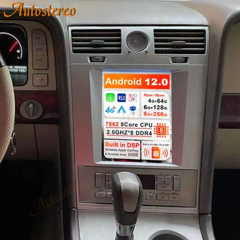Android 12 8 + 256 ГБ Для Lincoln Navigator 2005-20009 Tesla Радио Автомобильный GPS Навигатор Головное Устройство Мультимедийный Плеер Автоматический Магнитофон