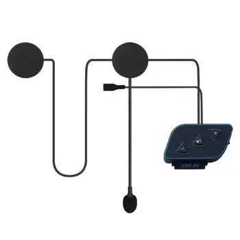 Bluetooth 5.0 Гарнитура для мото-шлема, беспроводные стереонаушники с громкой связью, поддержка зарядки динамиков для наушников мотоциклетного шлема