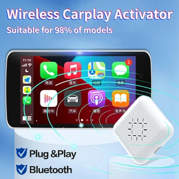 Carlinkit 3.0 Apple CarPlay Android Auto Mini Wireless CarPlay Box Поддержка Siri Bluetooth WiFi Автоматическое Подключение Зарядка GPS