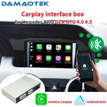 DamaoTek Android Auto Upgrade Беспроводной Интерфейсный Модуль Apple CarPlay Box для Mercedes-Benz GLK ntg 4.0 4.5 Голосовое Управление Siri