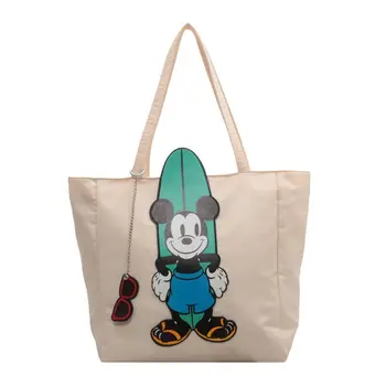 Disney милые сумки через плечо с Микки Маусом, Мультяшная женская сумка, женская водонепроницаемая сумка, модные сумки, дорожные пляжные сумки