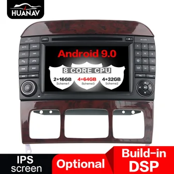 DSP Android 9,0 Автомобильный GPS-навигатор DVD-плеер для Benz S-class W220 S500 S430 S400 S320 авторадио-плеер мультимедийный стереосистема