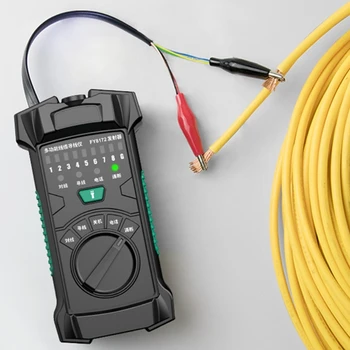 Ethernet-Сетевой Кабельный тестер Проверьте RJ45/RJ11 Измерьте, Протестируйте Чувствительный к проводам Телефонный кабельный тестер ЖК-экран