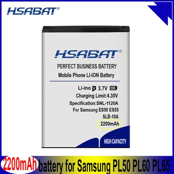 HSABAT SLB-10A 2200 мАч Камера Батарея для Samsung PL50 PL60 PL65 P800 SL820 WB150F WB250F WB350F WB750 WB800F WB500 Батареи
