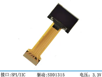 IPS 0,96-дюймовый 30-контактный SPI, Белый/синий OLED-экран, SSD1315, Интерфейс IC I2C 128*64