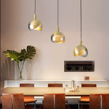 LukLoy Современный потолочный подвесной светильник с золотым эффектом для кухни, Островка, кладовой, Фойе, спальни, гостиной, студии, Кафе-бара