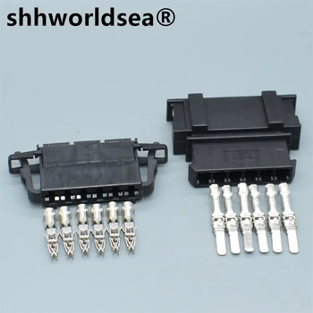 shhworldsea 6-Контактный 3,5 мм Автомобильный Штекер для VW с Разъемом для подключения Жгута проводов 1J0 972 706 1J0972706