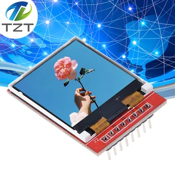 TZT 5V 3.3V 1.44 дюймовый TFT ЖК-Дисплей Модуль Дисплея 128*128 Цветной Экран SPI Совместим С Arduino mega2560 STM32 SCM 51