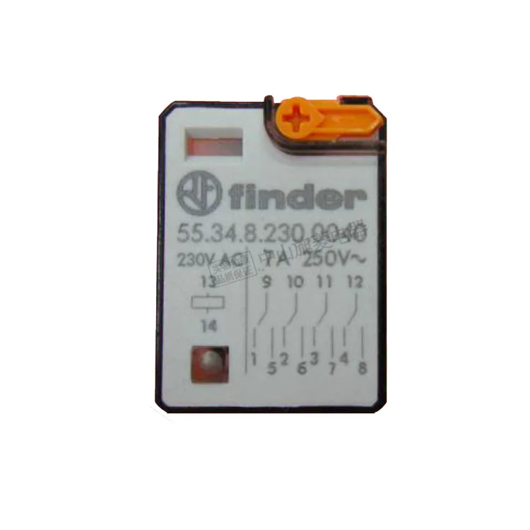Finder 55/34/8/230/0040 схема электрическая. Finder 55.34 8.230 0040