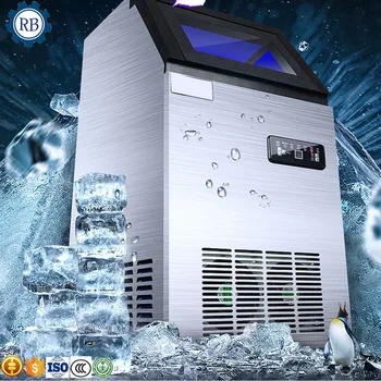 автоматический льдогенератор весом 25 кг, семейная машина для приготовления кубиков льда RB-01, бытовая машина для охлаждения кубиков льда для кафе-бара цена указана в рублях