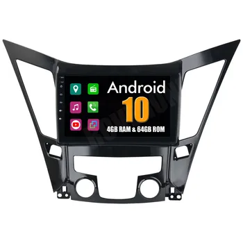 Автомобильное радио RoverOne GPS Для Hyundai Sonata i40 i45 i50 2011-2014 Android 10 Восьмиядерный Сенсорный Мультимедийный Плеер Головное устройство