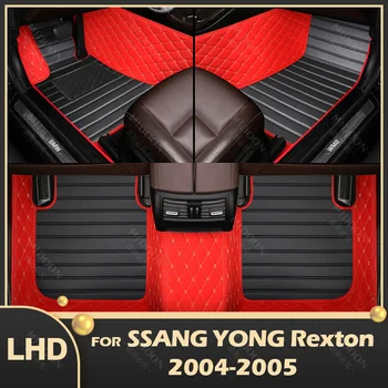 Автомобильные коврики для Ssangyong Rexton 2004 2005 Пользовательские автоматические накладки для ног автомобильный ковер
