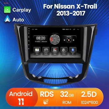 Автомобильный Видеоплеер Android 11 Интеллектуальная Система Carplay Для Nissan X-Trail X Trail T32 Qashqai J11 T31 J10 GPS Навигационное Радио