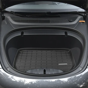 Автомобильный коврик для хранения в переднем и заднем багажнике Защитные накладки Водонепроницаемые Коврики для багажника, крышки грузовых лотков, Аксессуары для интерьера для Tesla Модель 3