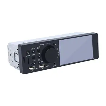 Автомобильный стереоприемник на один Din, AUX USB TF карта, автомобильный аудиоприемник 4,1 дюйма с сенсорным экраном, автомобильный MP5 плеер, мультимедийный плеер