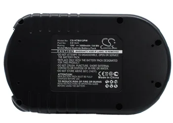 Аккумулятор CS 3000 мАч для Hitachi EB 1812S, 1814SL, 1820L, 1824L, 1826HL, 1830H, 1830HL, 18B, 1820