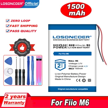 Аккумулятор LOSONCOER емкостью 1500 мАч Для плеера Fiio M6