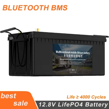 Аккумуляторная батарея Lifepo4 мощностью 12 В 280 Ач, инверторная солнечная резервная литиевая аккумуляторная батарея емкостью 200 Ач, 150 Ач с двигателем BMS RV, водонепроницаемая