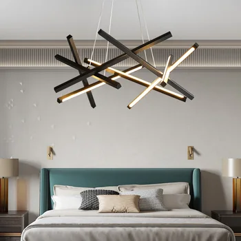 Арт Светодиодный подвесной светильник Chandent Современная креативная гостиная, минималистичная главная кровать, простая обеденная кровать