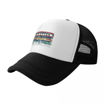 Бейсболка Rainbow Bus - Team Truman, пляжная сумка, черная шляпа-дерби, мужская кепка, женская