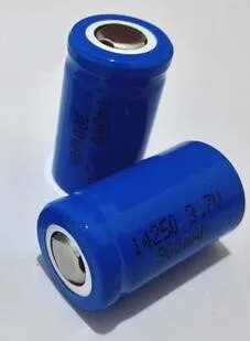 Бесплатная доставка 2 шт./лот 3,7 В 14250 300 мАч литий-ионная аккумуляторная батарея 14250 Литий-ионный аккумулятор высокого качества