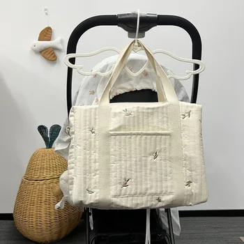 Большая сумка для беременных для детских подгузников, упаковок для мамы, туалетных принадлежностей, багажа для путешествий на открытом воздухе, аксессуаров для младенцев