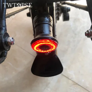 Велосипедный задний фонарь TWTOPSE для Brompton Оригинальная задняя стойка Комплект крепления Smart Auto Light Водонепроницаемый Датчик торможения Зарядка