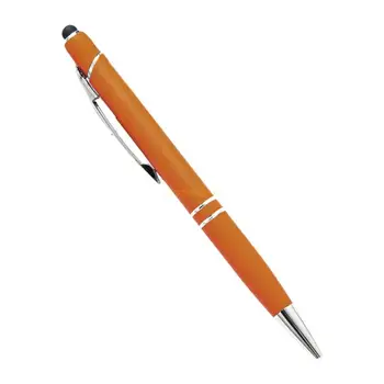 Выдвижная шариковая ручка 2 В 1 с наконечником стилуса, подходящая для большинства электронных устройств