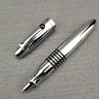 Высококачественная дизайнерская ручка для вывесок, каллиграфическая ручка, перламутровые чернила, всасывающая водяная ручка, прозрачная и гладкая металлическая ручка, бизнес-канцелярские принадлежности