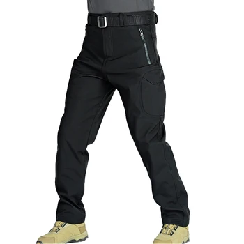 Городские военные тактические брюки-карго на открытом воздухе Ripstop Водонепроницаемые походные охотничьи тренировочные боевые брюки Мужская уличная одежда