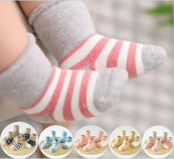 детские носки на весну-осень-зиму, 5 пар / упак., носки для маленьких девочек и мальчиков