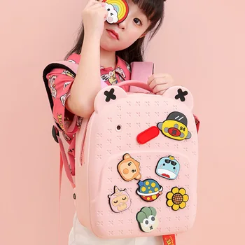 Детские рюкзаки Kawaii для детского сада для девочек, модные школьные сумки 